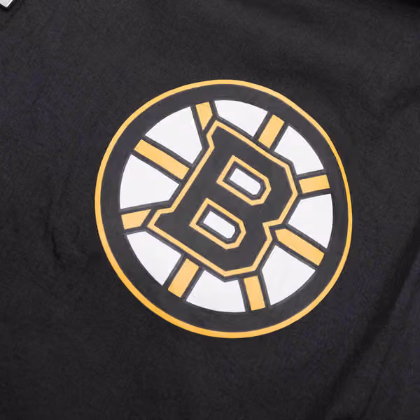 Boston Bruins Undeniable Mitchell & Ness NHL Windbreaker Jacket view 3