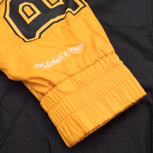 Boston Bruins Undeniable Mitchell & Ness NHL Windbreaker Jacket view 5