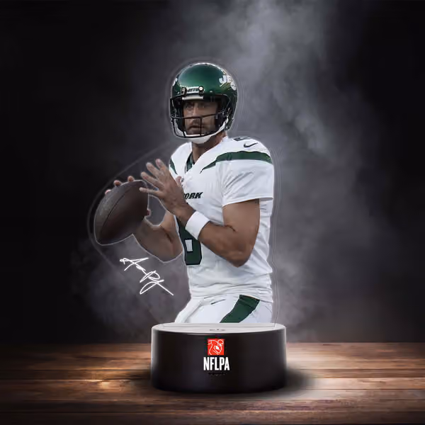 Aaron Rodgers New York Jets NFLPA LED Sign view 1