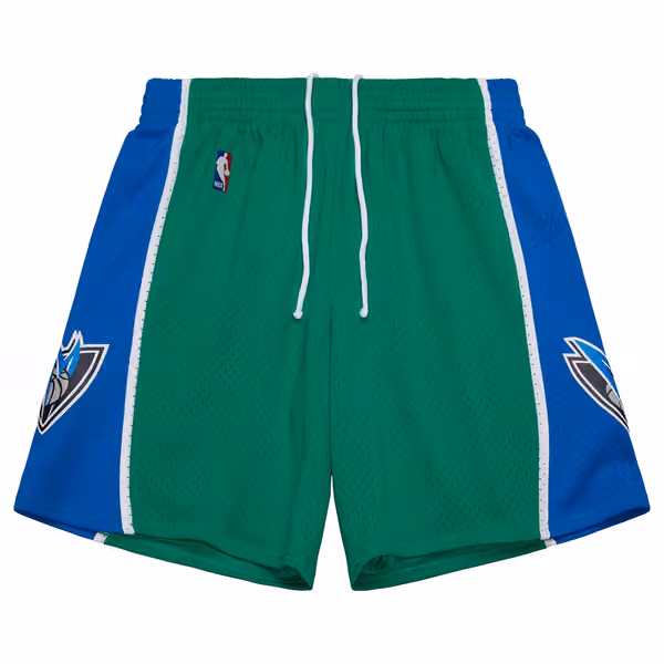 Dallas Mavericks 2004-05 Swingman NBA Shorts Green view 1