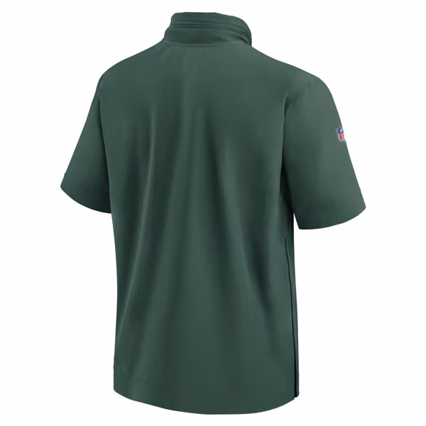 Green Bay Packers 2024 NFL Sideline Nike Lightweight Coach Jacket Green view 3