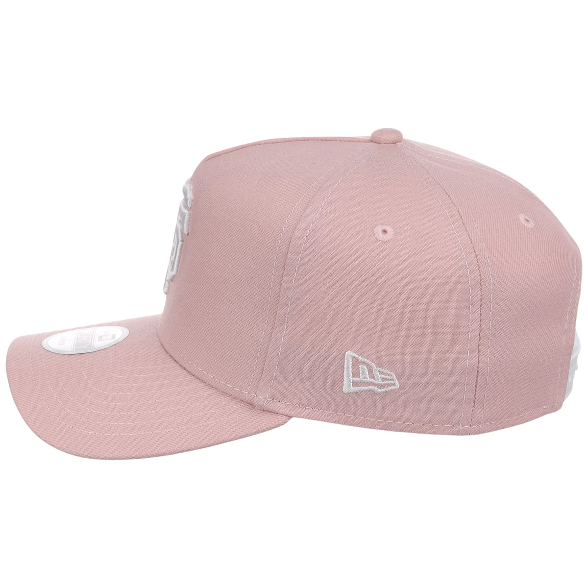 San Francisco Giants Women's New Era 9FORTY Pink A-Frame detail view