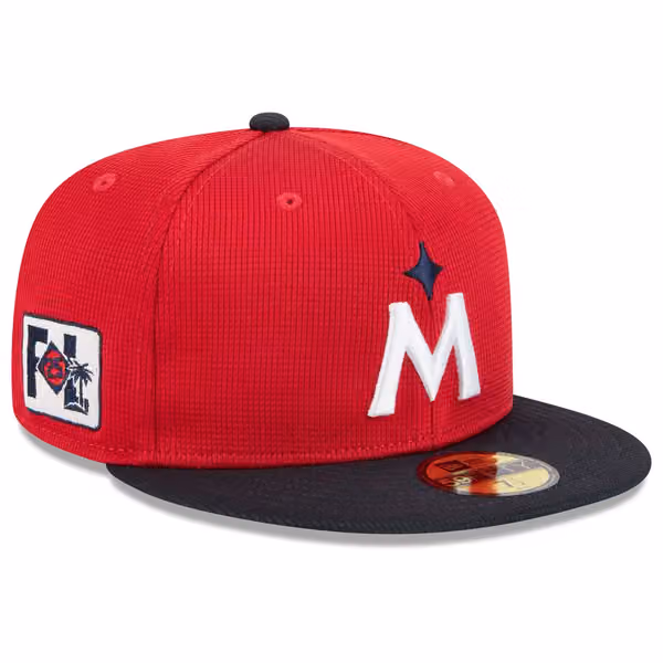 Minnesota Twins 2025 MLB Spring Training 59FIFTY Fitted Cap Red product photo