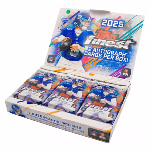 2025 Topps Finest Football NFL Hobby Pack view 10