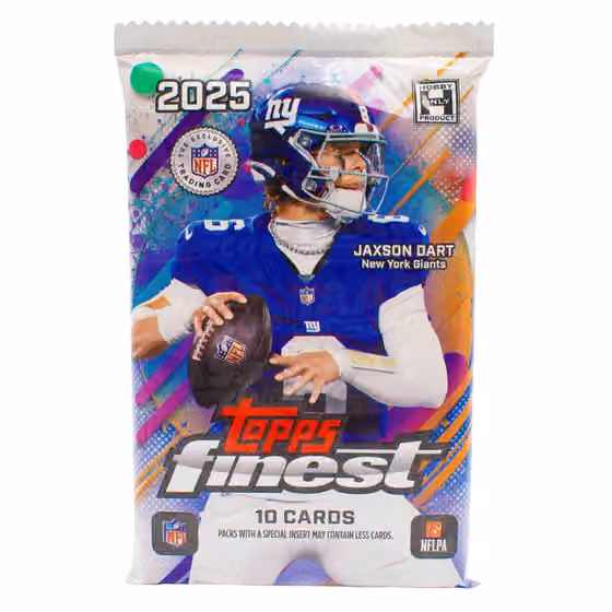 2025 Topps Finest Football NFL Hobby Pack view 1