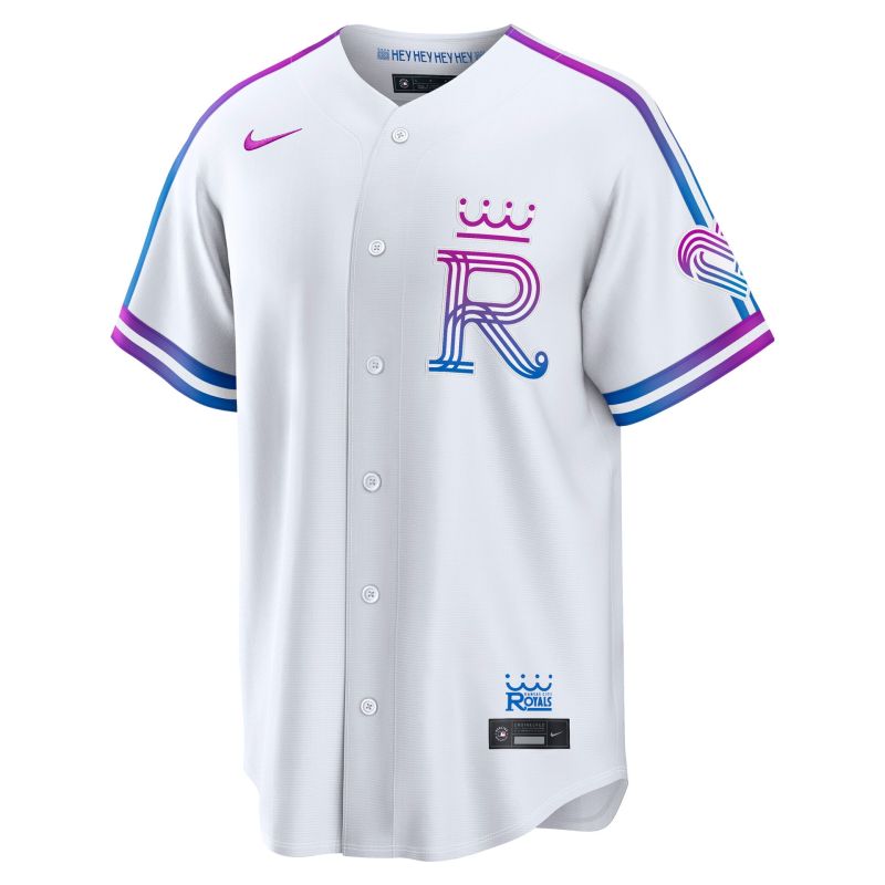Kansas City Royals 2026 City Connect Stadium MLB Jersey White view 1