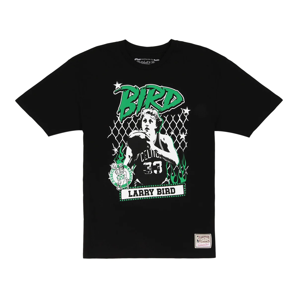 NBA Mitchell & Ness NBA Street Player Tee - Boston Celtics front view