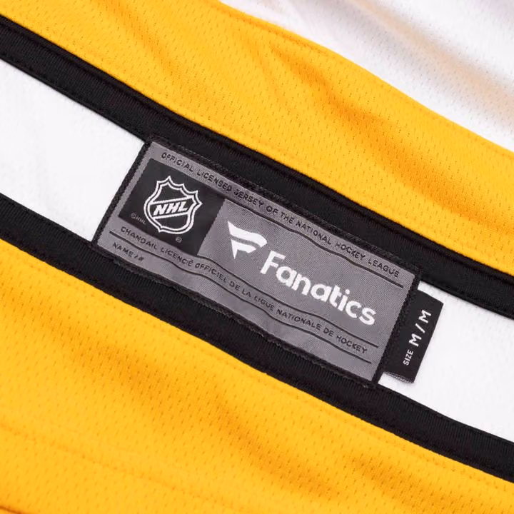 Boston Bruins Breakaway NHL Jersey Road White view 6