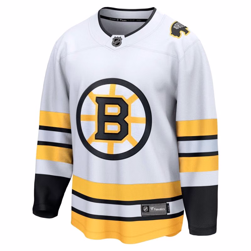 Boston Bruins Breakaway NHL Jersey Road White view 1