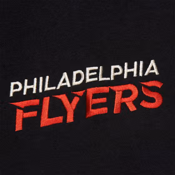 Philadelphia Flyers Mitchell & Ness Heritage NHL Lace-Up Jersey Crew view 6