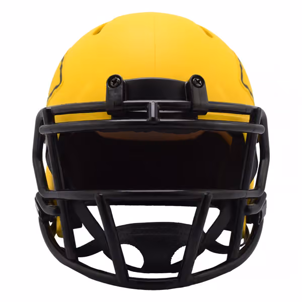 Kansas City Chiefs Rave Alternate NFL Speed Mini Helmet Yellow view 3
