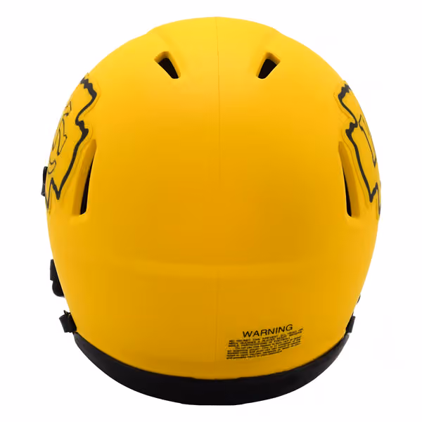 Kansas City Chiefs Rave Alternate NFL Speed Mini Helmet Yellow view 2