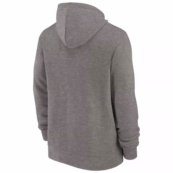 New Orleans Saints Historic Nike NFL Full-Zip Fleece Hoodie Gray view 2