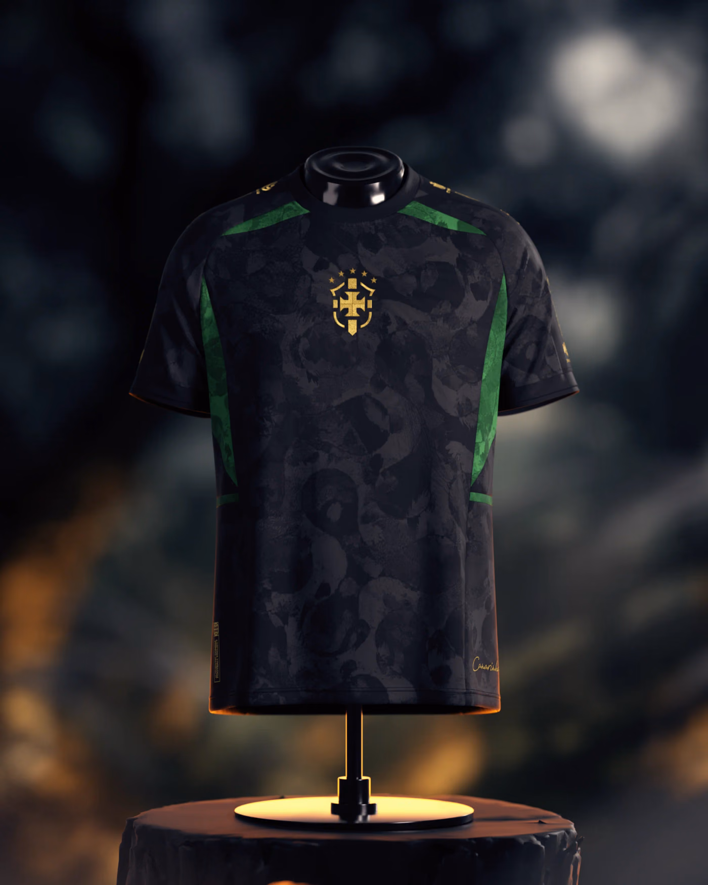 Jersevo Custom Personalized Brazil 2002 Champions Jersey front view