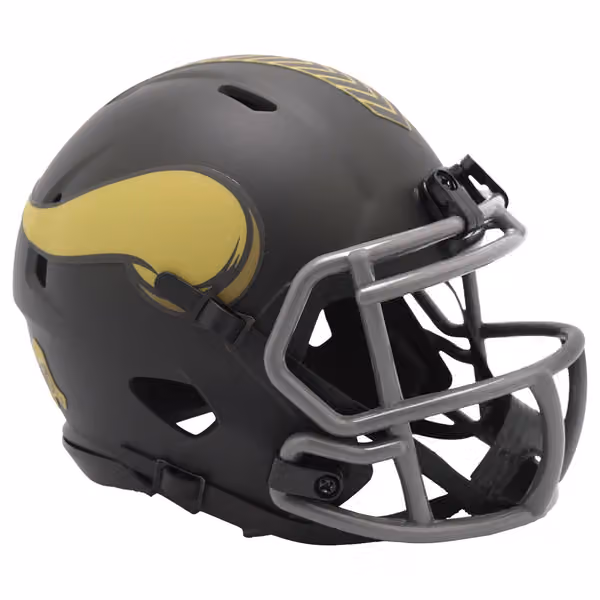 Minnesota Vikings 2025 Salute to Service NFL Speed Mini Helmet view 1