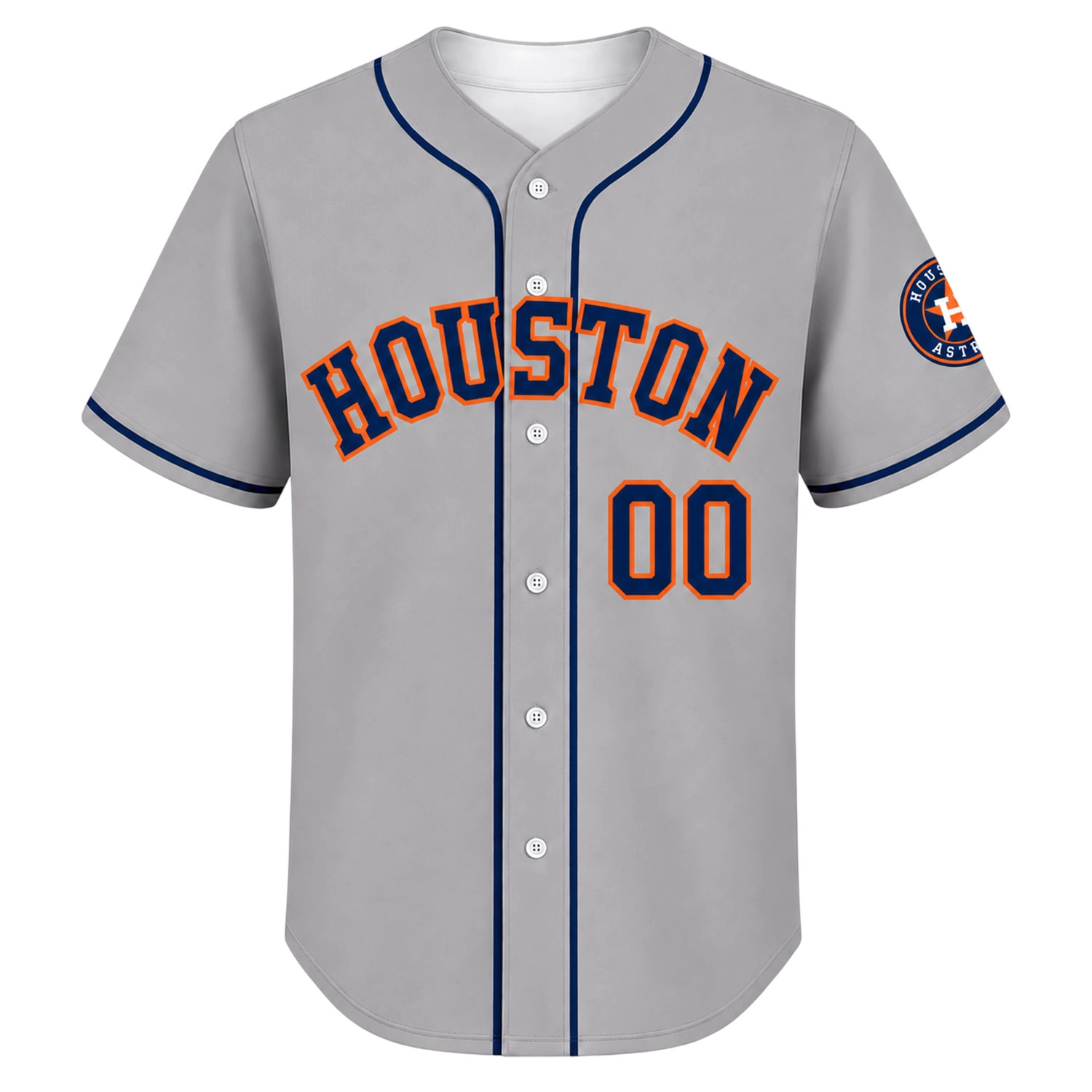 Houston Astros Gray Jersey Dynamic Road Style