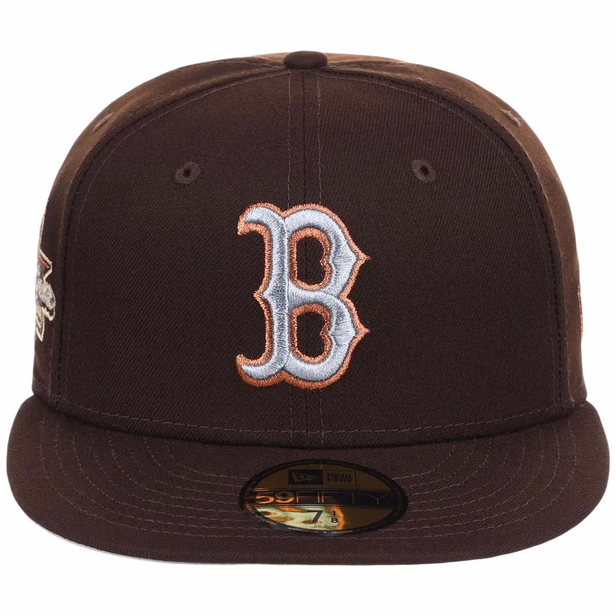 Boston Red Sox MLB Frosted Bark New Era 59FIFTY detail view