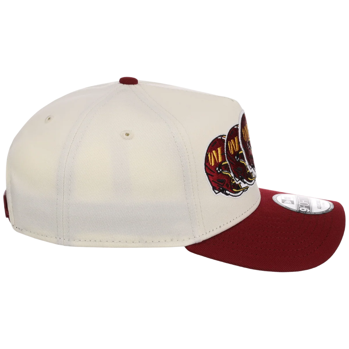 Washington Commanders NFL Seismic New Era 9FORTY A-Frame detail view