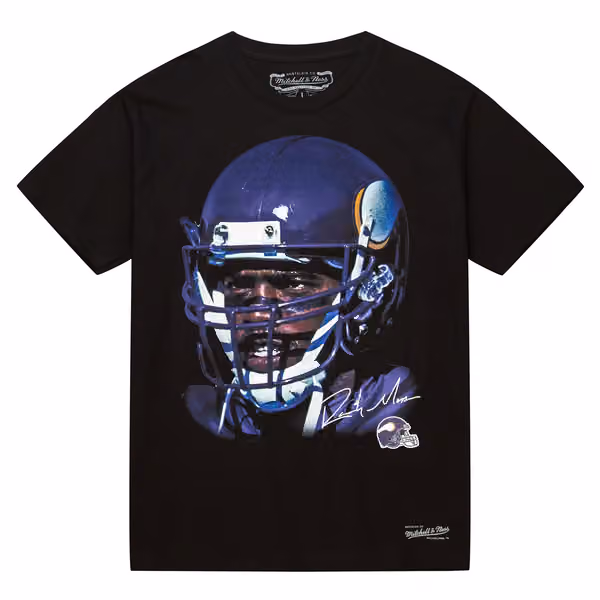 Randy Moss Mitchell & Ness Real Big Face NFL Tee Black view 1