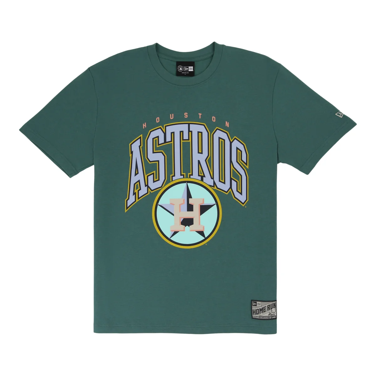Houston Astros Spring Color Collection New Era Teal Tee front view