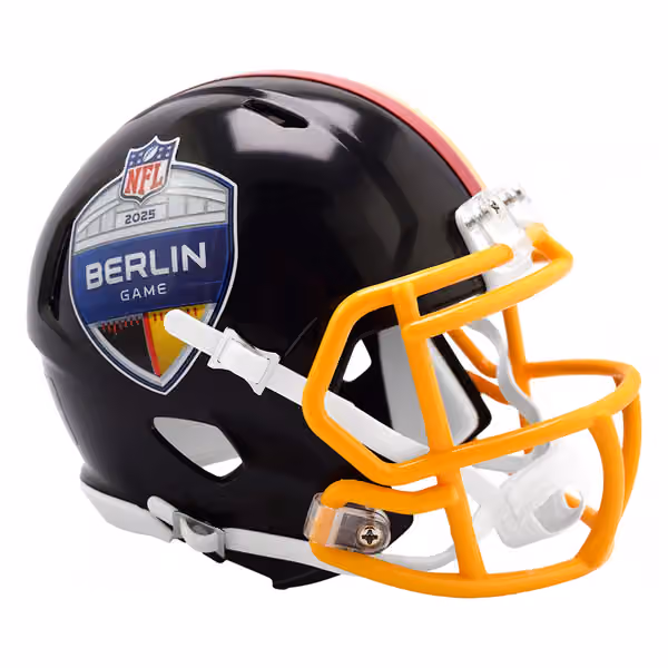2025 NFL Berlin Game Speed Mini Helmet view 1