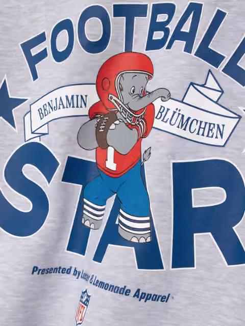 Benjamin als Football Star '18 Street NFL Hoodie Gray view 3
