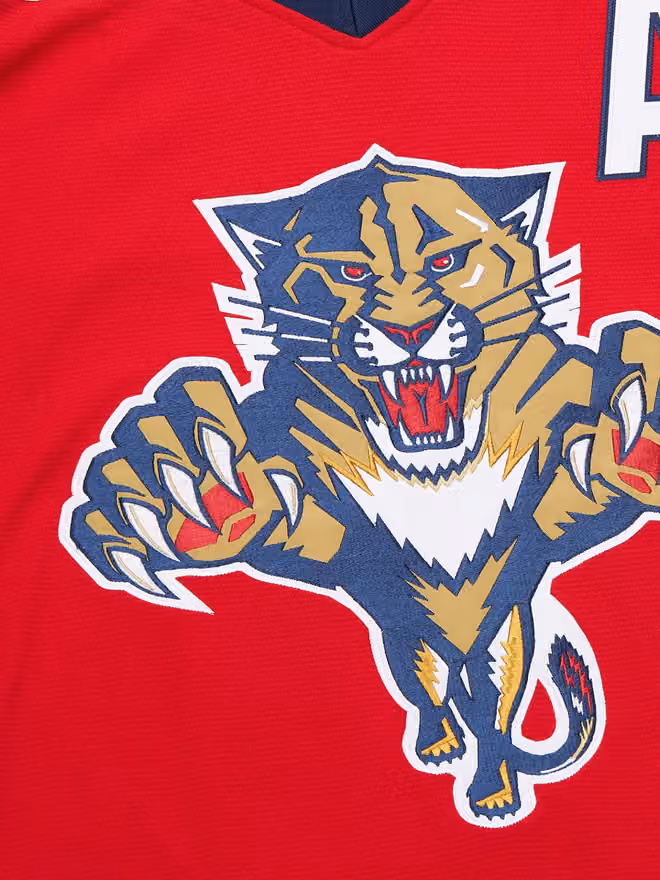 Scott Mellanby #27 Florida Panthers 1995-96 Premium Power Play NHL Jersey Red view 4