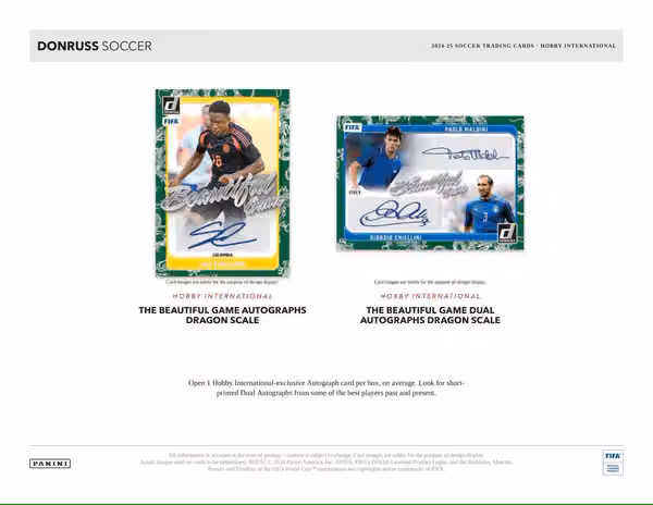2024/25 Panini Donruss Fußball International Hobby Box view 4