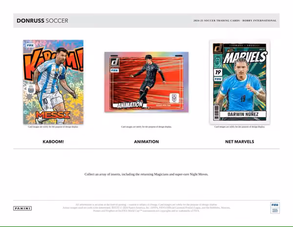 2024/25 Panini Donruss Fußball International Hobby Box view 3