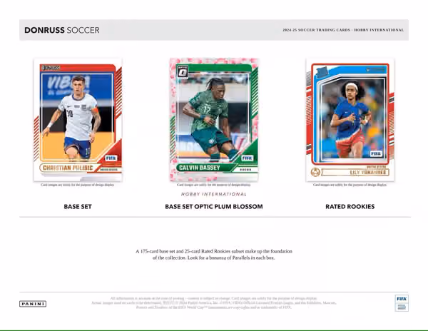 2024/25 Panini Donruss Fußball International Hobby Box view 2