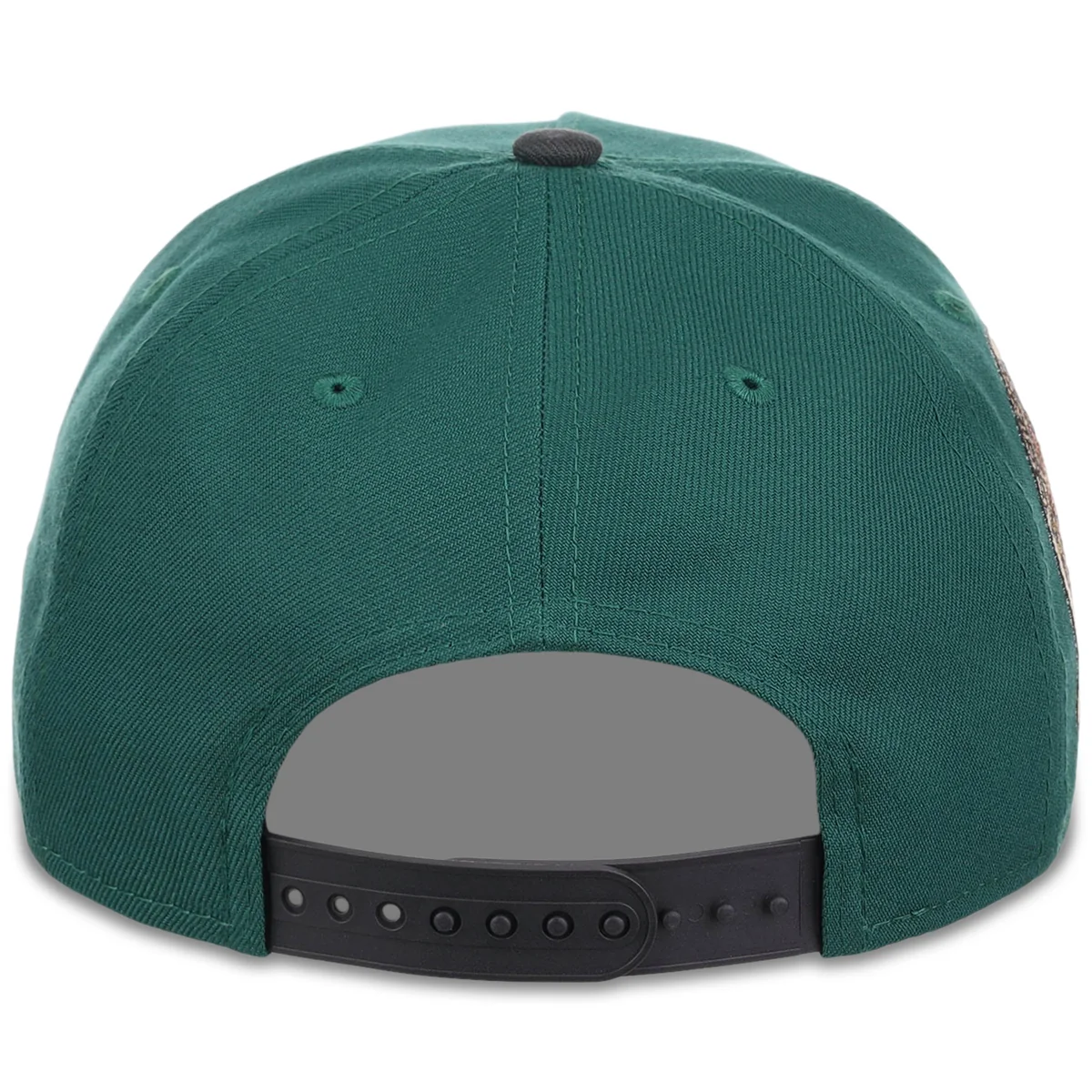 Atlanta Braves MLB Emerald Graphite New Era 9FORTY detail view