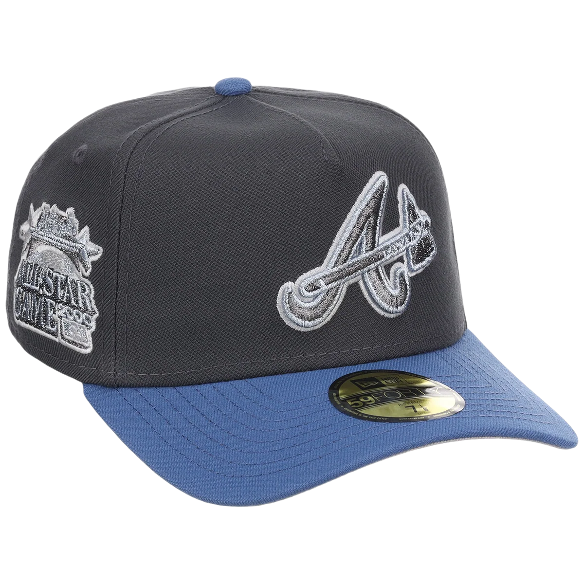Atlanta Braves MLB Indigo Steel New Era 59FORTY front view