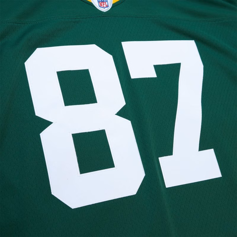 Jordy Nelson #87 Green Bay Packers 2010 Legacy Throwback NFL Jersey Green view 4