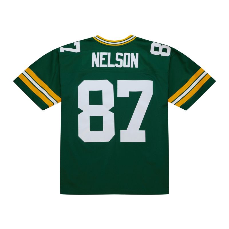 Jordy Nelson #87 Green Bay Packers 2010 Legacy Throwback NFL Jersey Green view 1