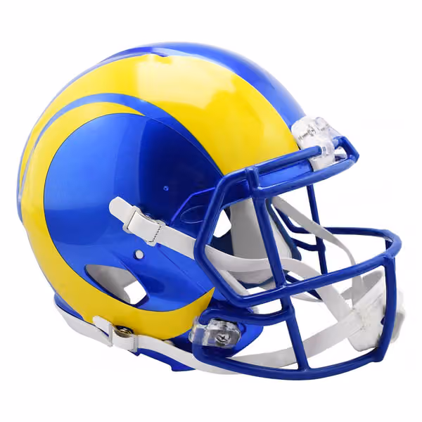 Los Angeles Rams Riddell Authentic NFL Speed Full Size Helmet view 1