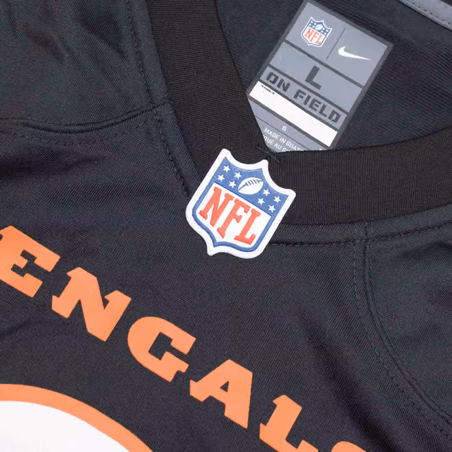 Joe Burrow #9 Cincinnati Bengals Nike Game NFL Football Jersey Black view 5