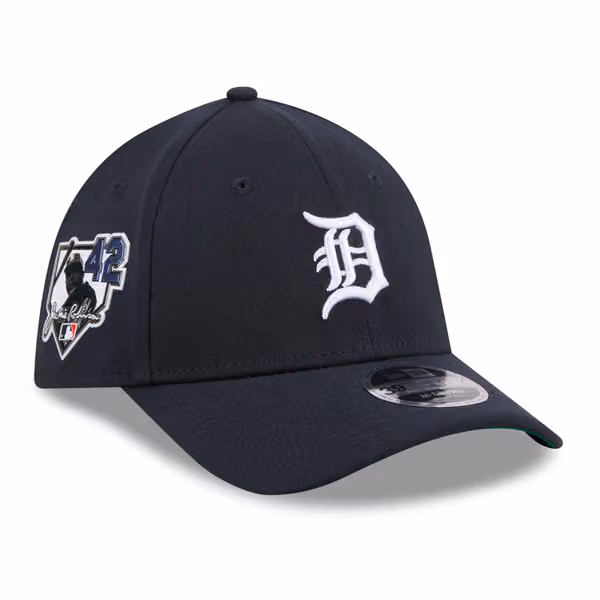 Detroit Tigers 2026 Jackie Robinson Day 39THIRTY M-Crown Flex Cap Navy product photo