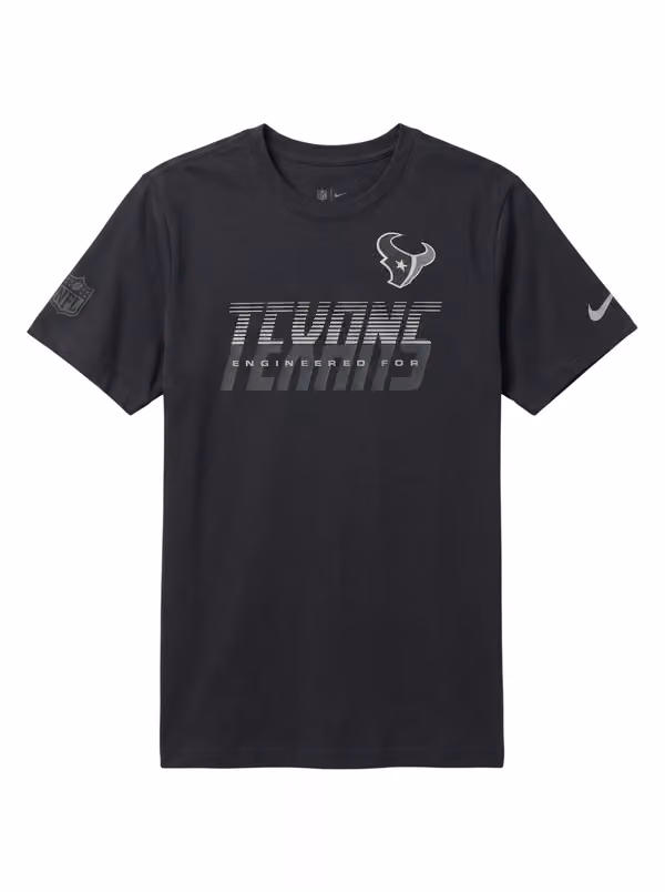 Houston Texans 2026 NFL Sideline Team Issue Dri-Fit T-Shirt Navy view 1