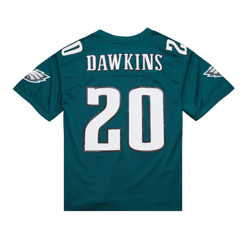 Brian Dawkins #20 Philadelphia Eagles Mitchell & Ness Throwback NFL Jersey Green view 1