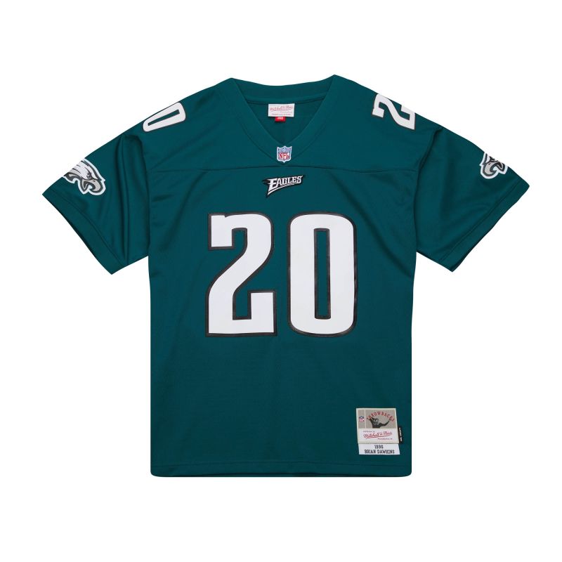 Brian Dawkins #20 Philadelphia Eagles Mitchell & Ness Throwback NFL Jersey Green view 2