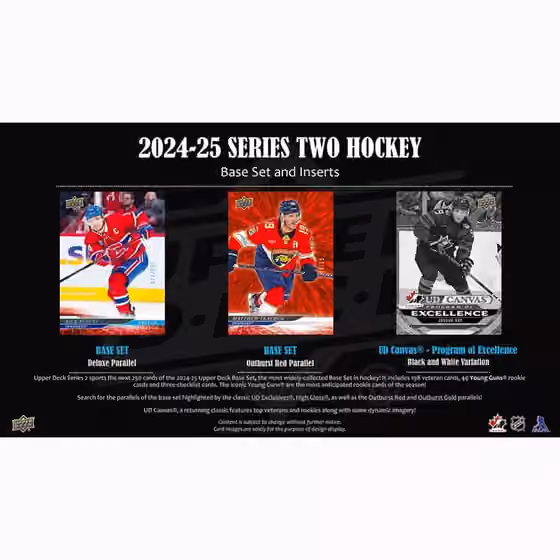 2024/25 Upper Deck Series 2 Hockey NHL Hobby Box view 2