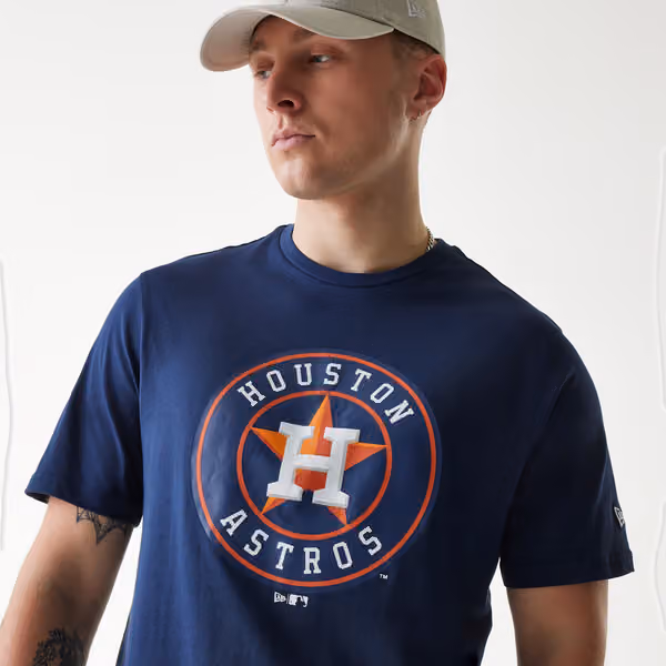 Houston Astros Team Logo New Era MLB T-Shirt Navy view 5