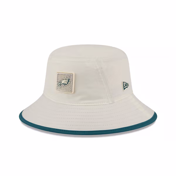 Philadelphia Eagles 2026 NFL Training Camp Stretch Bucket Hat Cream/Green product photo