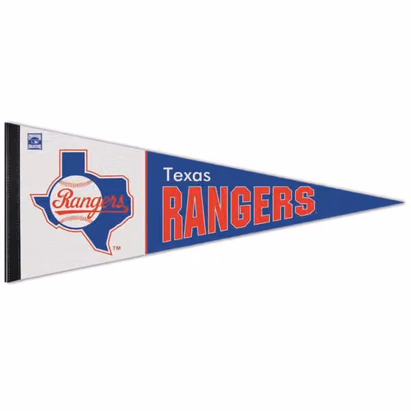 Texas Rangers Cooperstown Premium MLB Pennant view 1