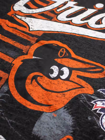 Baltimore Orioles Division Oversized MLB T-Shirt Charcoal view 3