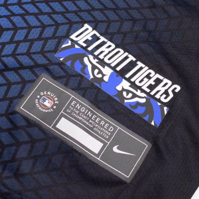 Detroit Tigers Limited City Connect MLB Jersey Navy view 4