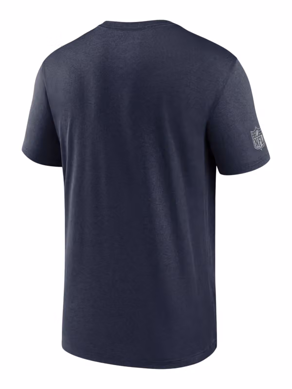 Chicago Bears 2026 NFL Sideline Lead The Charge Legend T-Shirt Navy view 2