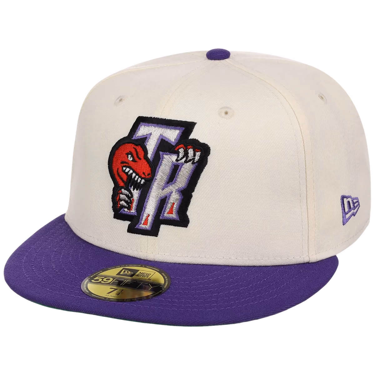 Toronto Raptors NBA Chrome OTC New Era 59FIFTY (Chrome/Purple) detail view