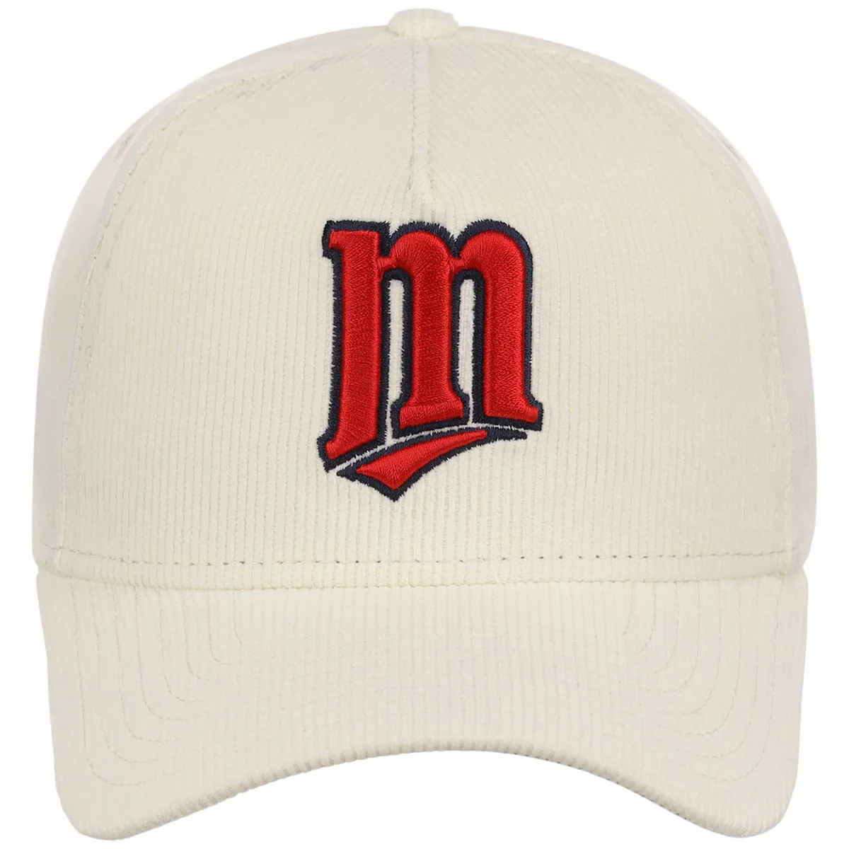 Minnesota Twins MLB Chrome Cord FASHION CORE New Era 9FORTY A-Frame detail view