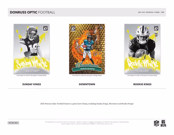 2025 Panini Donruss Football NFL Blaster Box view 4